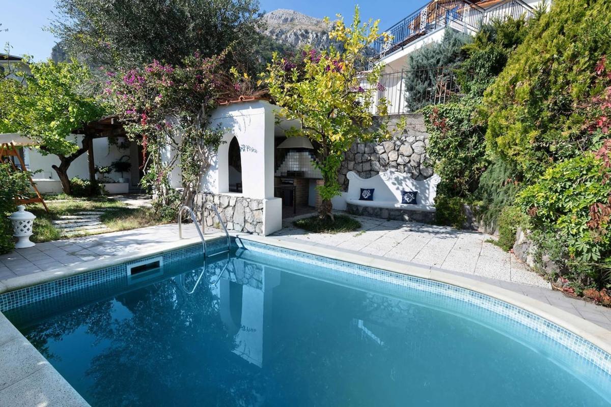 Villa Marinella Close To The Sea With Private Pool Nerano Exterior photo